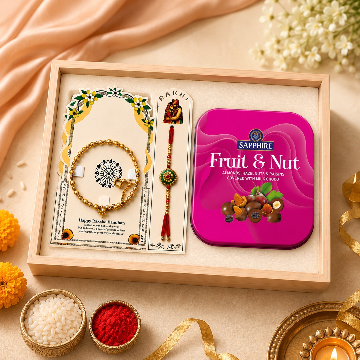 Bhai Bhabhi Rakhi With Coconuts